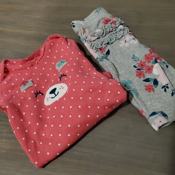 Carter's NB Outfit Long sleeve + Pants - Picture 1 of 4